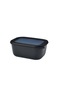Mepal multi bowl cirqula rectangular saklama kabı 1500 ml-nordic black