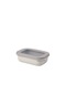 Mepal multi bowl cirqula rectangular saklama kabı 500 ml-nordic white