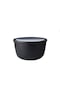 Mepal multi bowl cirqula round saklama kabı 3000 ml-nordic black