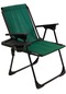 Natura Bardaklıklı Kamp Sandalyesi - Yeşil