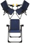 Silva 3 Adet Kamp Sandalyesi Bardaklıklı - Lacivert