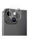Vendas iPhone 13 Davin Serisi Tam Uyumlu Şeffaf Cam Kamera Lens K Şeffaf