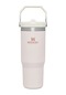 Stanley The Iceflow Flip Straw Pipetli Termos Bardak 0.89 L - Açık Pembe
