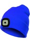 Xcj Işıklı Şapka Erkek/kadın Şapka Kış Sıcak Far Kap 3 Parlaklık Seviyesi İle Kamp Balıkçılık Için 4 Parlak Led Mavi