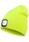 Xcj Işıklı Şapka Erkek/kadın Şapka Kış Sıcak Far Kap 3 Parlaklık Seviyesi İle Kamp Balıkçılık Için 4 Parlak Led Sarı