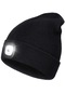 Xcj Işıklı Şapka Erkek/kadın Şapka Kış Sıcak Far Kap 3 Parlaklık Seviyesi İle Kamp Balıkçılık Için 4 Parlak Led Siyah