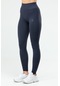 Lacivert Slim Fit Yüksek Bel Seamless Kadın Tayt Ssd0020 Lacivert