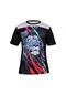 Dosmai Dijital Baskılı King Fighter Spor T-shirt Siyah Fgt037