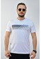 Erkek Beyaz Slim Fit T-Shirt-3291