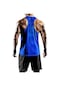 Erkek Dry Fit Y-back Gym Fitness Sporcu Atleti Genıus-fıt Mavi