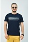 Erkek Lacivert Slim Fit T-Shirt-3293