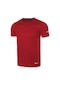 Erkek Nem Emici Hızlı Kuruma Atletik Teknik Performans Spor T-shirt Drıfıt-kısakol Kırmızı