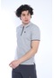 Erkek Spor G2 Melanj Polo Yaka Slim Fit T-Shirt-3345