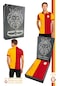 Galatasaray Lisanslı Match Day T-shirt Kişiye Özel Ahşap Kutululu Sarı - Kırmızı