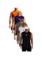 Genius Store 5'li Erkek Sporcu Sıfır Kol T-shirt Mg-atlet5 Siyah-beyaz-füme-lacivert-turuncu