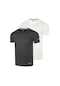 Genıus Store Erkek Nem Emici Hızlı Kuruma Atletik Teknik Performans Spor T-shirt Drıfıt-kısakol2 Füme-beyaz