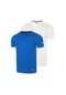 Genıus Store Erkek Nem Emici Hızlı Kuruma Atletik Teknik Performans Spor T-shirt Drıfıt-kısakol2 Mavi-beyaz