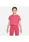 Nike G Crop Dance Prınt Kız Çocuk Kısa Tişört