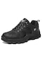 Aolan Unisex Nefes Alabilen Outdoor Ayakkabı Yürüyüş Ayakkabısı - Siyah
