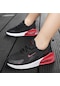 Hafif Yazlık Spor Ayakkabı - Siyah Ve Kırmızı