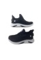 Pasomia Unısex Çocuk Siyah-beyaz Triko Günlük Spor Ayakkabı
