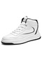 Simicg Erkek Yüksek Bilekli Günlük Ayakkabılar,beyaz