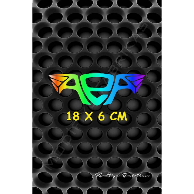 Altın Elbiseli Adam Sticker Folyo - Hologram - 18 X 6 Cm