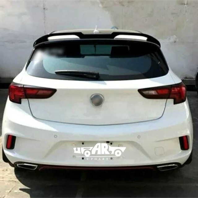 Opel Astra K 2016-2020 Uyumlu Abarth Spoiler Pianoblack İthal Abs Plastik Parlak Siyah