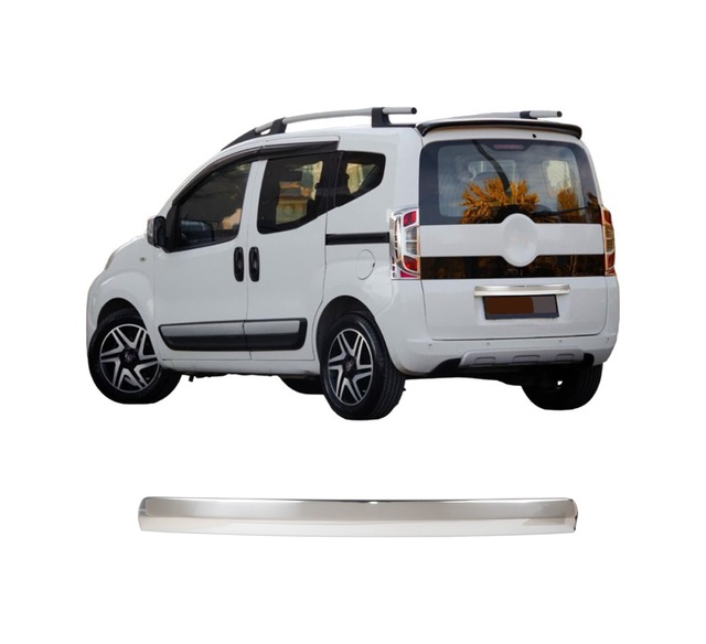 Fiat Fiorino Uyumlu 2007 Ve Üzeri Krom Bagaj Çıtası Paslanmaz Çelik