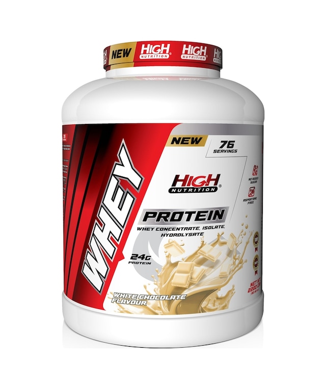 Whey Protein 2280 Gr Beyaz Çikolata Aromalı Protein Tozu 24 Gram Protein 76 Servis