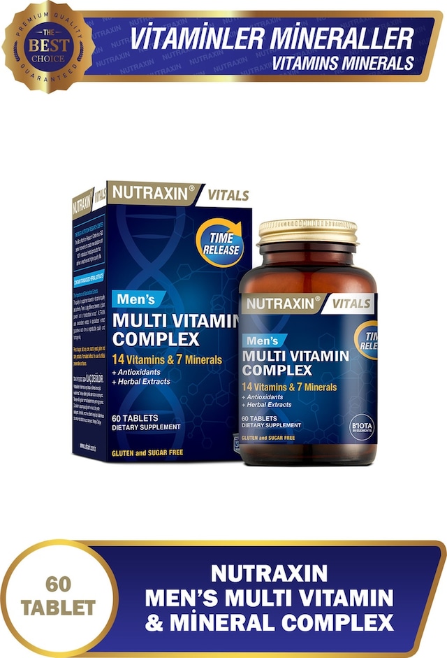 Nutraxin Multivitamin Complex Men's 60 Tablet