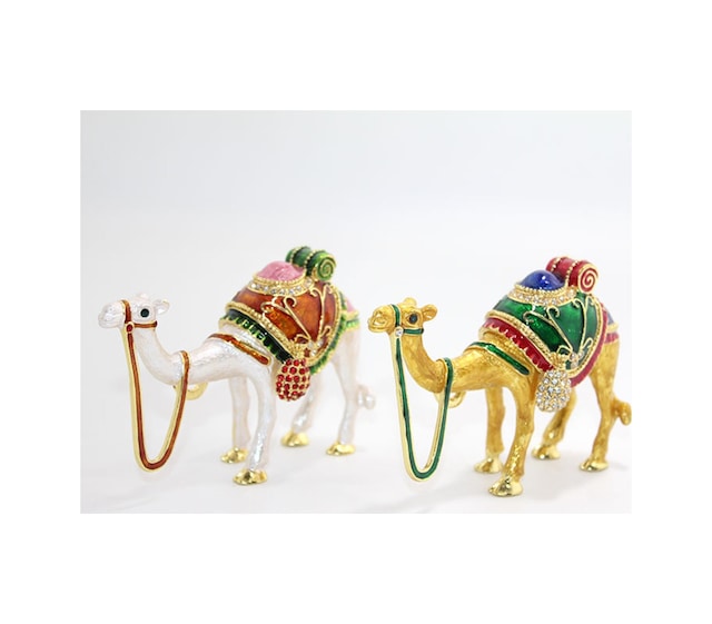 1 Adet Deve Figürü Taşlı Dekoratif Biblo, Masa Üstü Aksesuar, Süs Eşyası, Figurine Ornament