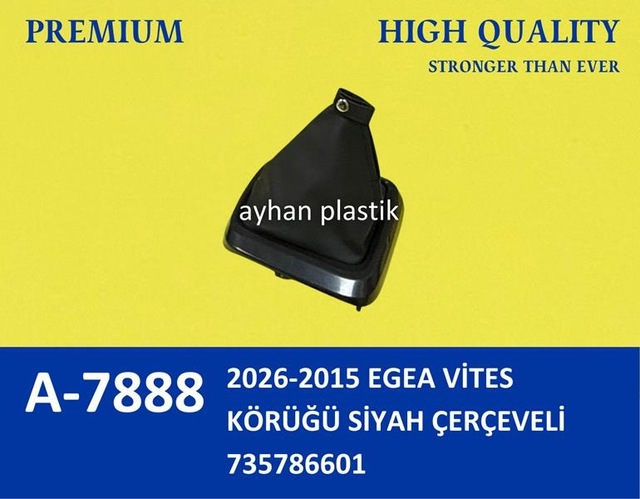 Depomıx 2026-2015 Egea Vites Körüğü Siyah Çerçeveli Sıyah