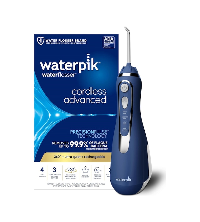 Waterpik Kablosuz Gelişmiş 2.0 Su Püskürtmeli Diş İpi, Dişler, Diş Etleri, Ortodonti Ve Diş Bakımı İçin, Seyahat Çantası