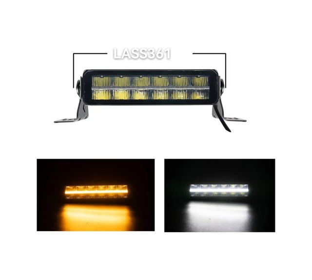 Space Offroad Sis Lambası Beyaz 60w 30,5 Cm Beyaz-sarı Gündüz Ledli 12-36v / Lass361