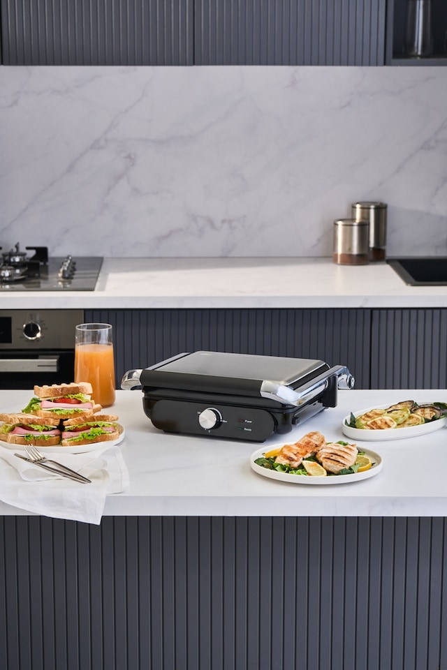 Homend lliant 1366h Çıkarılabilir Plakalı Tost Ve Izgara Makinesi