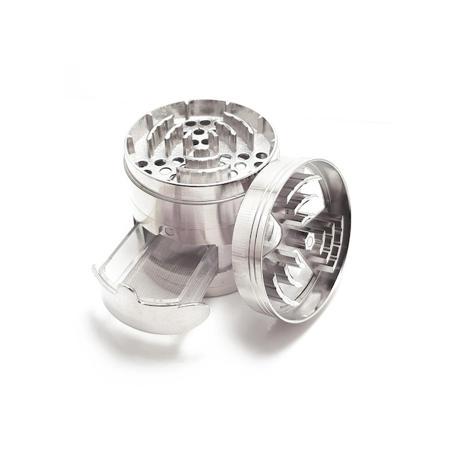 Çekmeceli 60 MM Silver Grinder Herbal Parçalayıcı Pz38slv