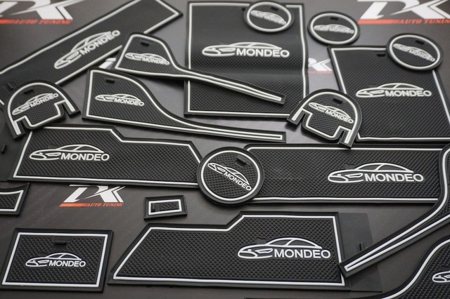 Ford Mondeo 2013 - 2016 Araç Içi Silikon Kaymaz Ped Kaplama Seti (547228994)