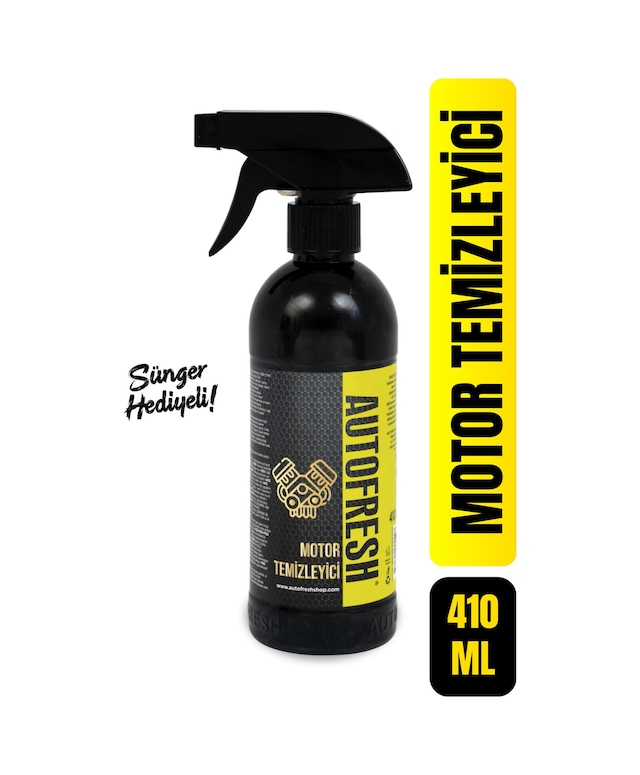 Autofresh Oto Susuz Motor Yağ Kir Temizleyici 410 Ml Süngerli