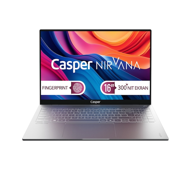 Casper Nirvana S100.1362-DF00A-G-F i7-13620H 32 GB 1 TB NVMe SSD 16" W11H Dizüstü Bilgisayar