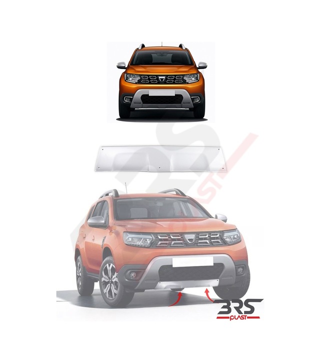 Dacia Duster Uyumlu 2018-2024 Abs Ön Difüzör
