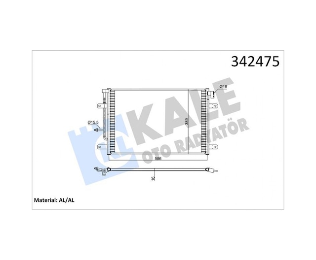 Klima - 645 - Kondenseri Audı Audı A4 Seat Exeo-exeo - Dpmıx-hb - St Al-al