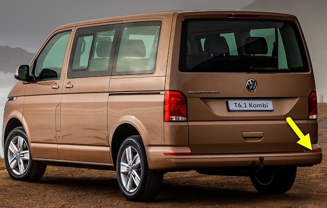 VW Transporter T6.5 2020-22 Sağ Arka Tampon Reflektörü 7E0945106E