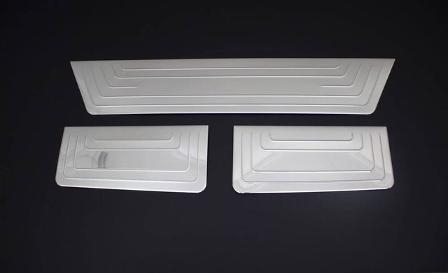 Vw T6 Transporter Krom Kapı Eşiği 3 Parça Taşlı 2015 ve Sonrası