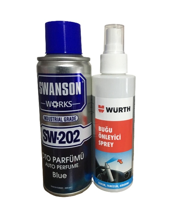 Swanson Works Oto Parfüm 200 Ml Würth Buğu Önleyici Sprey 150ml