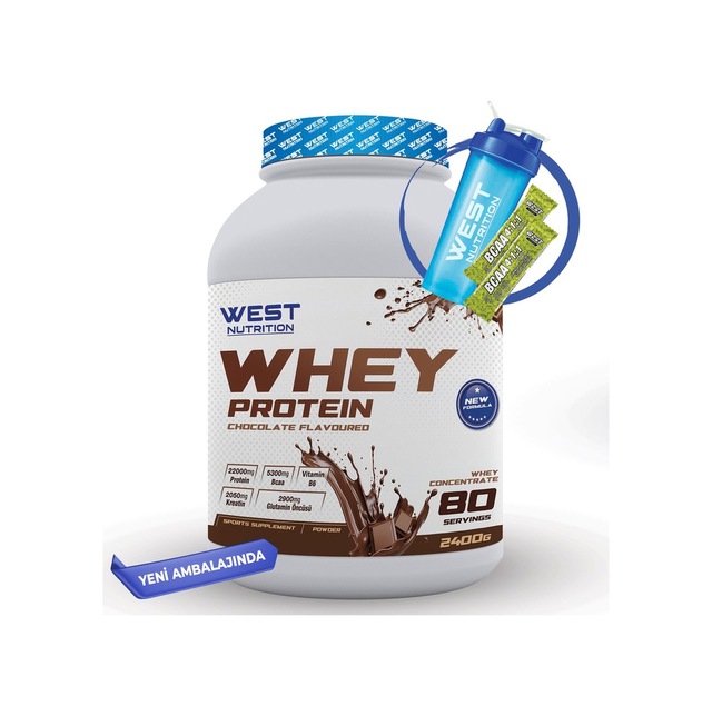West Nutrition Hediye - Whey Protein Tozu 2400 gram - 80 Servis