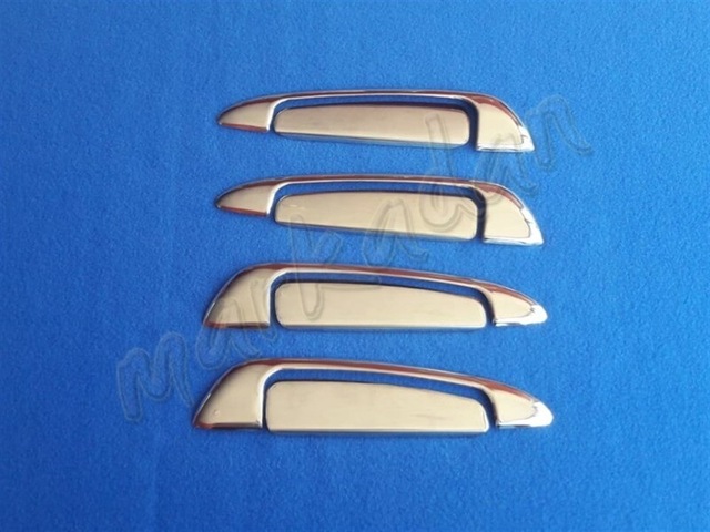 Fiat Linea Krom Kapı Kolu 2006-2018 4 Kapı 8 Parça Paslanmaz Çeli