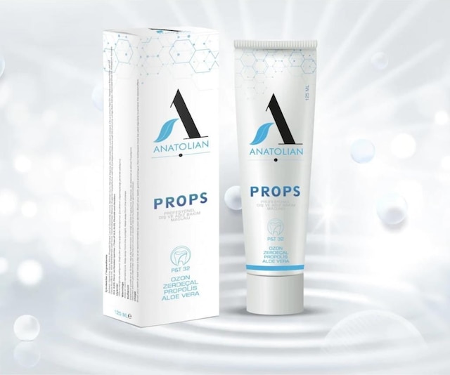 Anatolian Props Propolis ve Ozon Katkılı Profesyonel Ağız ve Diş Bakım Macunu 125 ML