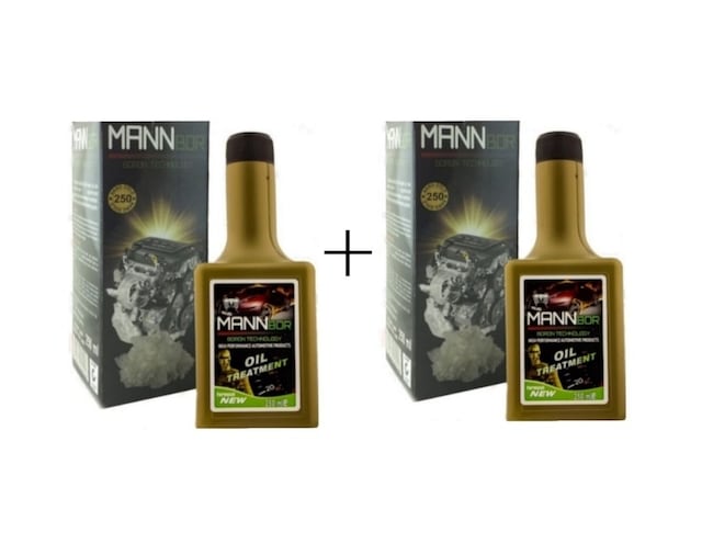 Mannbor Nano Teknoloji Gold Bor Elmas Motor Yağ Katkısı 2 x 250 ML