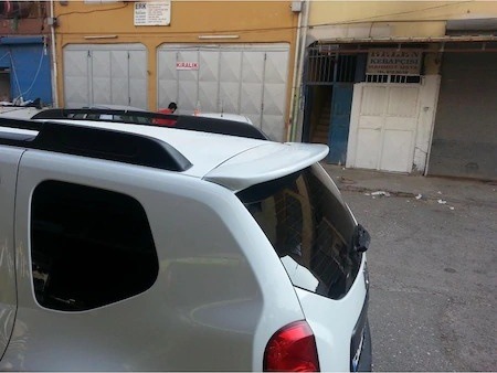 Dacia Duster 2010 - 2017 Cam Üstü Spoiler - Spoyler Beyaz Boyalı